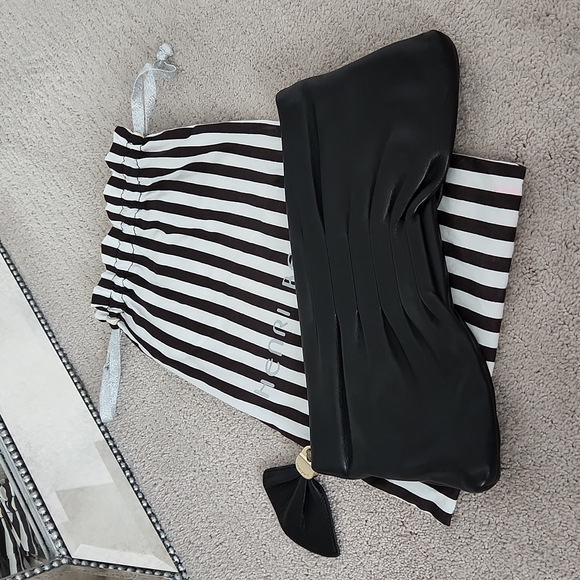 Henri Bendel Leather Evening Clutch Bag NWOT - Picture 1 of 5